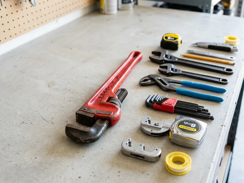Professional plumbers in Lowes, KY equipped with top-tier tools for residential and commercial plumbing services.